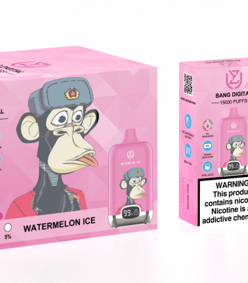 Glace à la pastèque UZY Bang Digital 15000 Vape 15K