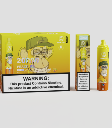 EU Warehouse Peach Ice UZY TORNADO 20000 Vaper