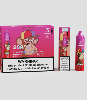 EU Warehouse Strawberry Watermelon UZY TORNADO 20000 Vape Pen