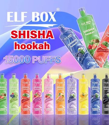 ELF BOX SHISHA Vandpibe 15000 Vape Original Factory Engangsbrug