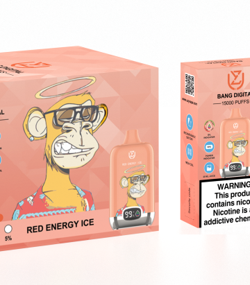 Red Energy Ice UZY Bang Digital 15000 Vape en gros