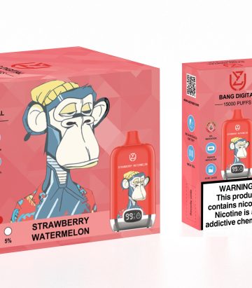 Fraise Pastèque UZY Bang Digital 15000 UZY Vape