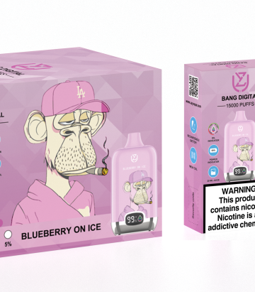Blueberry On Ice UZY Bang Digital 15 000 bouffées de tornade