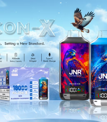 JNR Falcon X 18K 18000 Puffs E Cig Disposable Vape Crystal