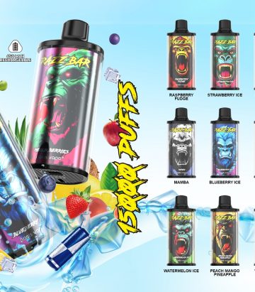 EU Warehouse Razz bar 15000 Puffs Vape Rechargeable