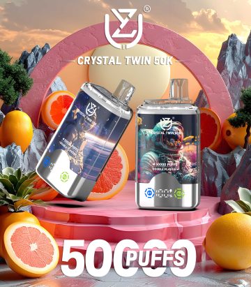 EU Warehouse Disposable Vapes UZY CRYSTAL TWIN 50000 Puffs 50k Crystal Vape