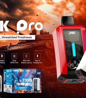 JNR Tank Pro 33000 Puffs Digital Display Disposable Vape Wholesale