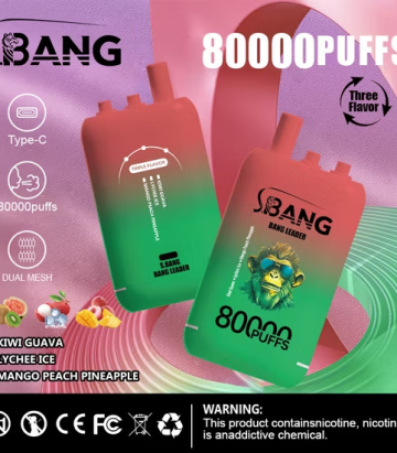 Bang Leader 80000 Puff Vape 80k Disposable Vape 3 In 1 Flavor