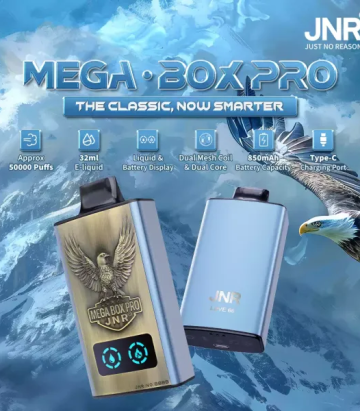Puff JNR Mega Box Pro 50000 Puff Vape Disposable