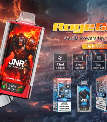 Puff JNR Rage Gorilla 55k Puff 55000 Vape Crystal