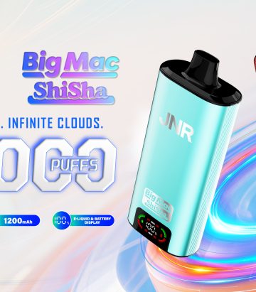 Disposable Vape JNR Big Mac Shisha 80000 Puff Jnr 80k Vapes Shisha