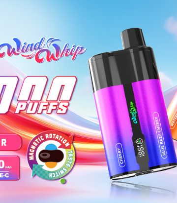 Disposble Vape Puff JNR Wind Whip 44000 Puffs 44k Vape 2 In 1 Flavors