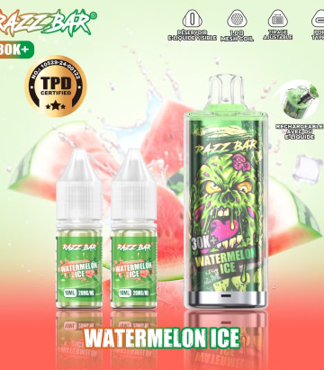Disposable Vape Razz Bar 30000+Puff 30k Vape Refillable With Vapes Liquid