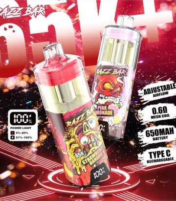 EU Warehouse Razz Bar 65K Puffs Vape Disposable
