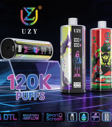 UZY Shisha King 120K Puff Shisha Hookah Crystal Disposable Vape