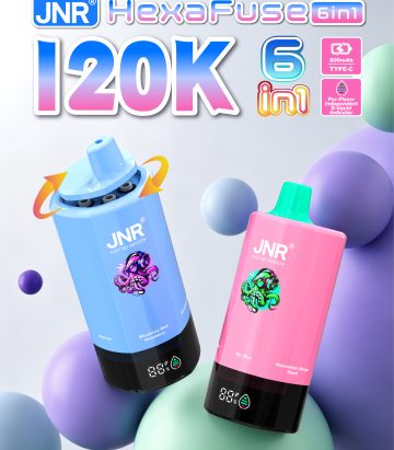Puff JNR HexaFuse 120000 Puffs 6 in1 Disposable Vape 120K E-cigarettes